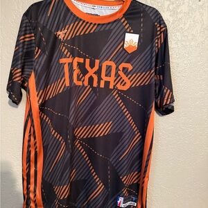 Texas Longhorns Soccer Graphic Jersey Black and Orange